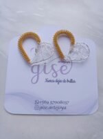 Aros corazones maxi en coiling - Imagen 2