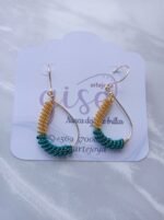 Aros mini gotas y círculo personalizados